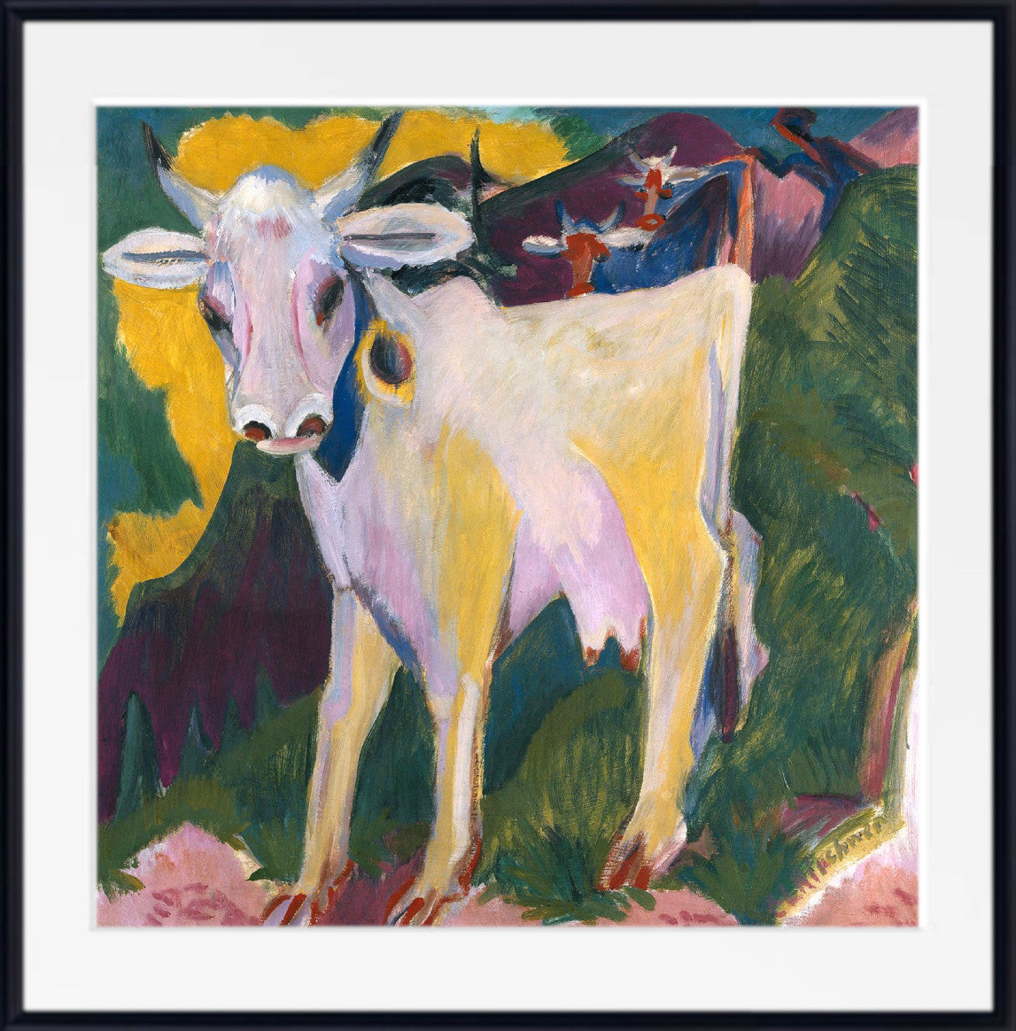 The White Cow (1920) by Ernst Ludwig Kirchner