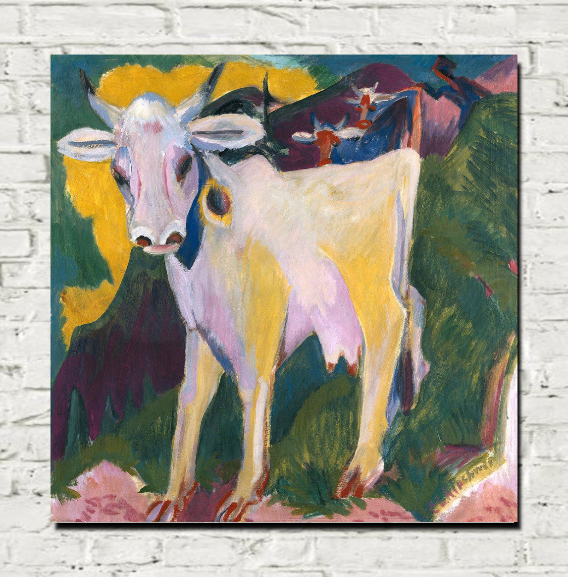 The White Cow (1920) by Ernst Ludwig Kirchner