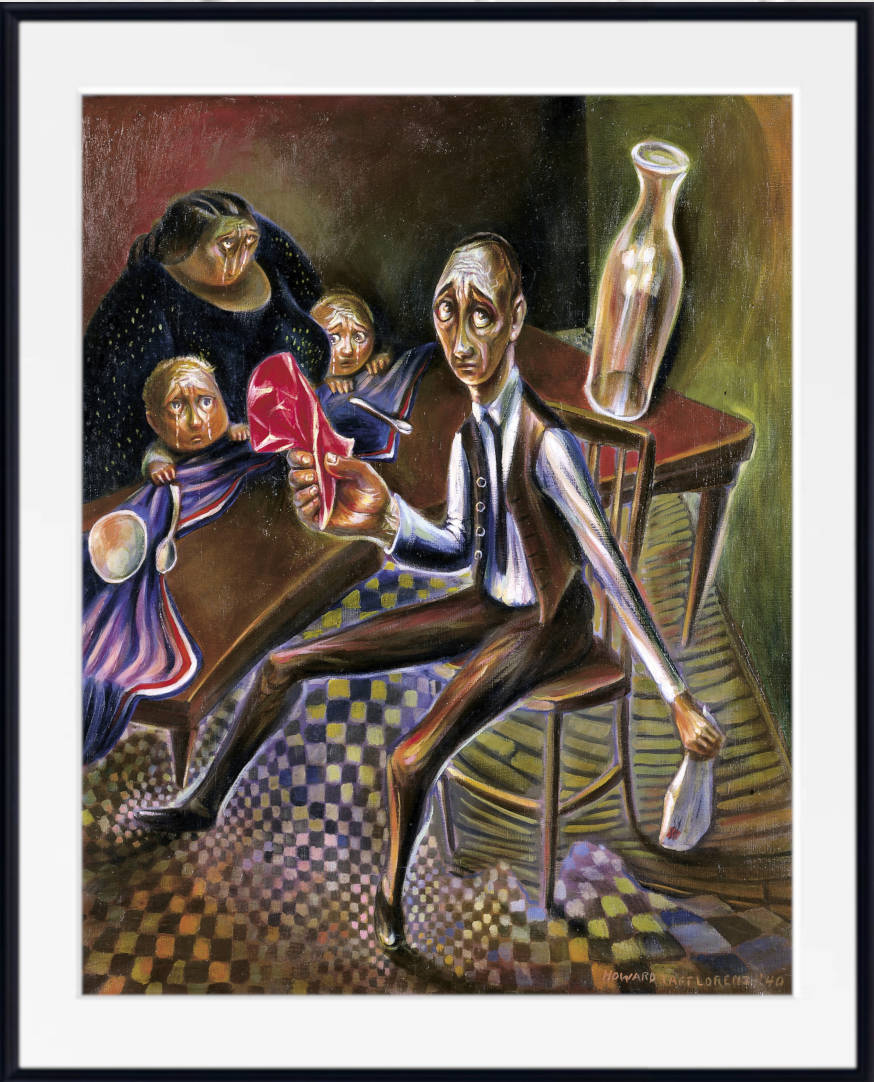 Howard Taft Lorenz Print, Dismissal (1940)