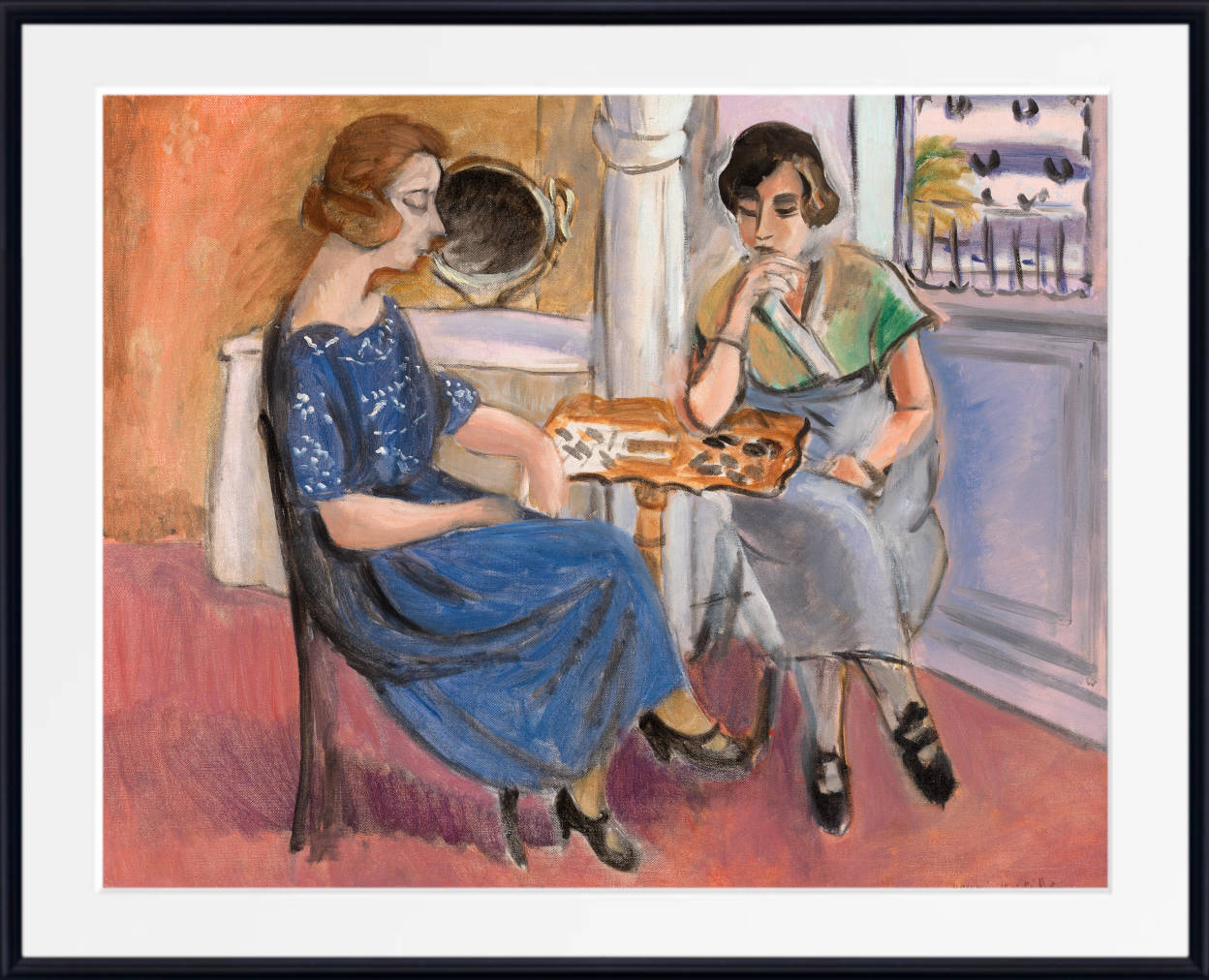Henri Matisse Print, Domino Players (1921)