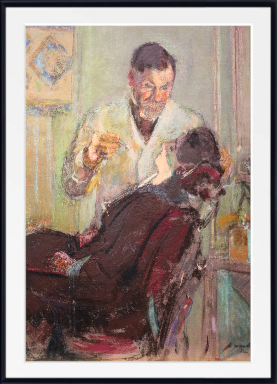 Dr. George Viau in his dental office by Édouard Vuillard