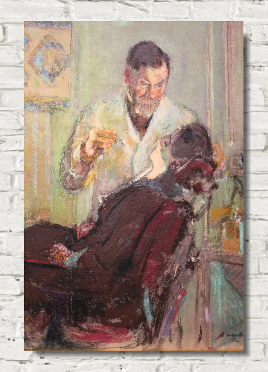 Dr. George Viau in his dental office by Édouard Vuillard