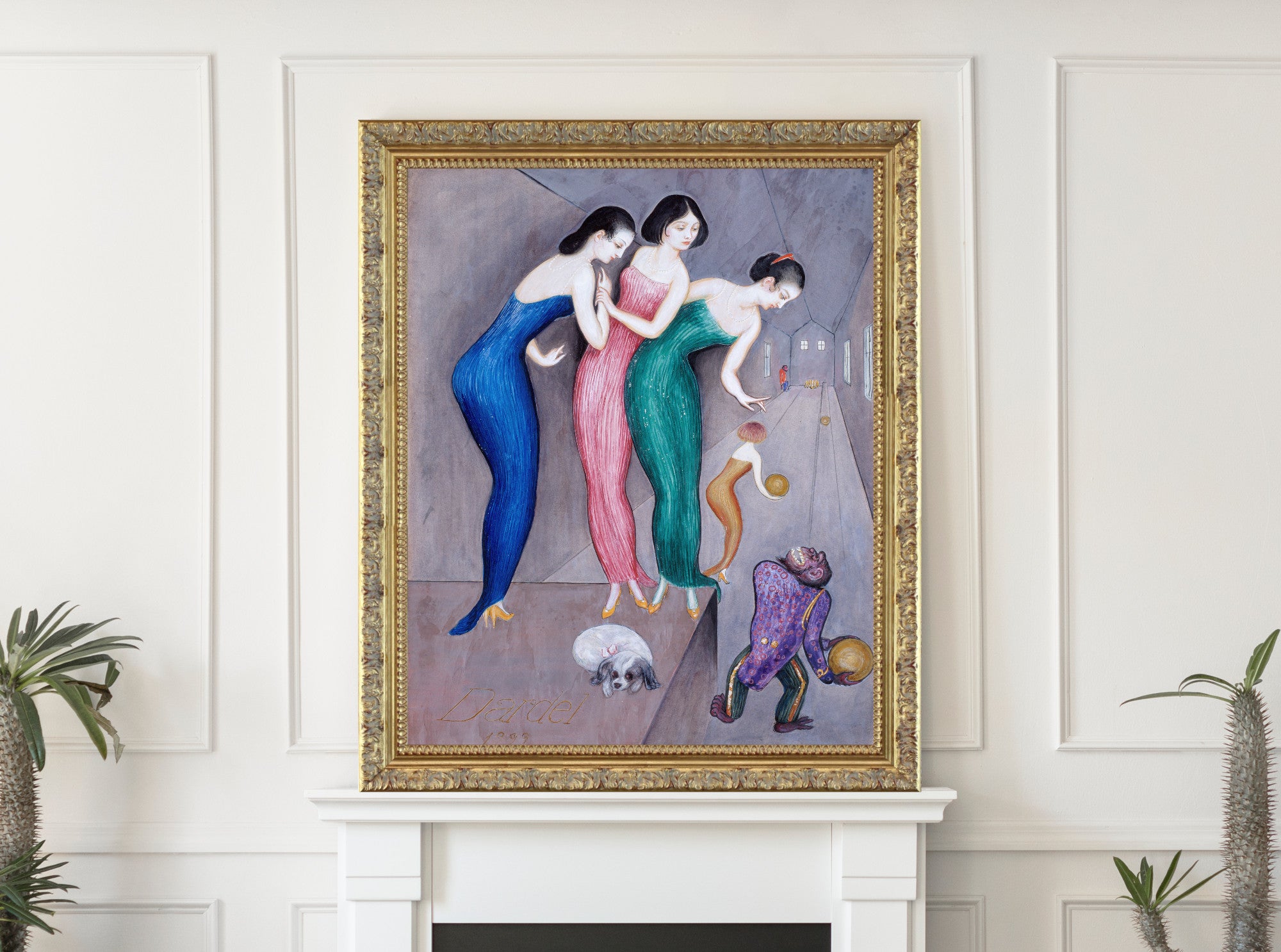 Dreams and Fantasies no.1 (The Skittle Alley) (1922), Nils Dardel