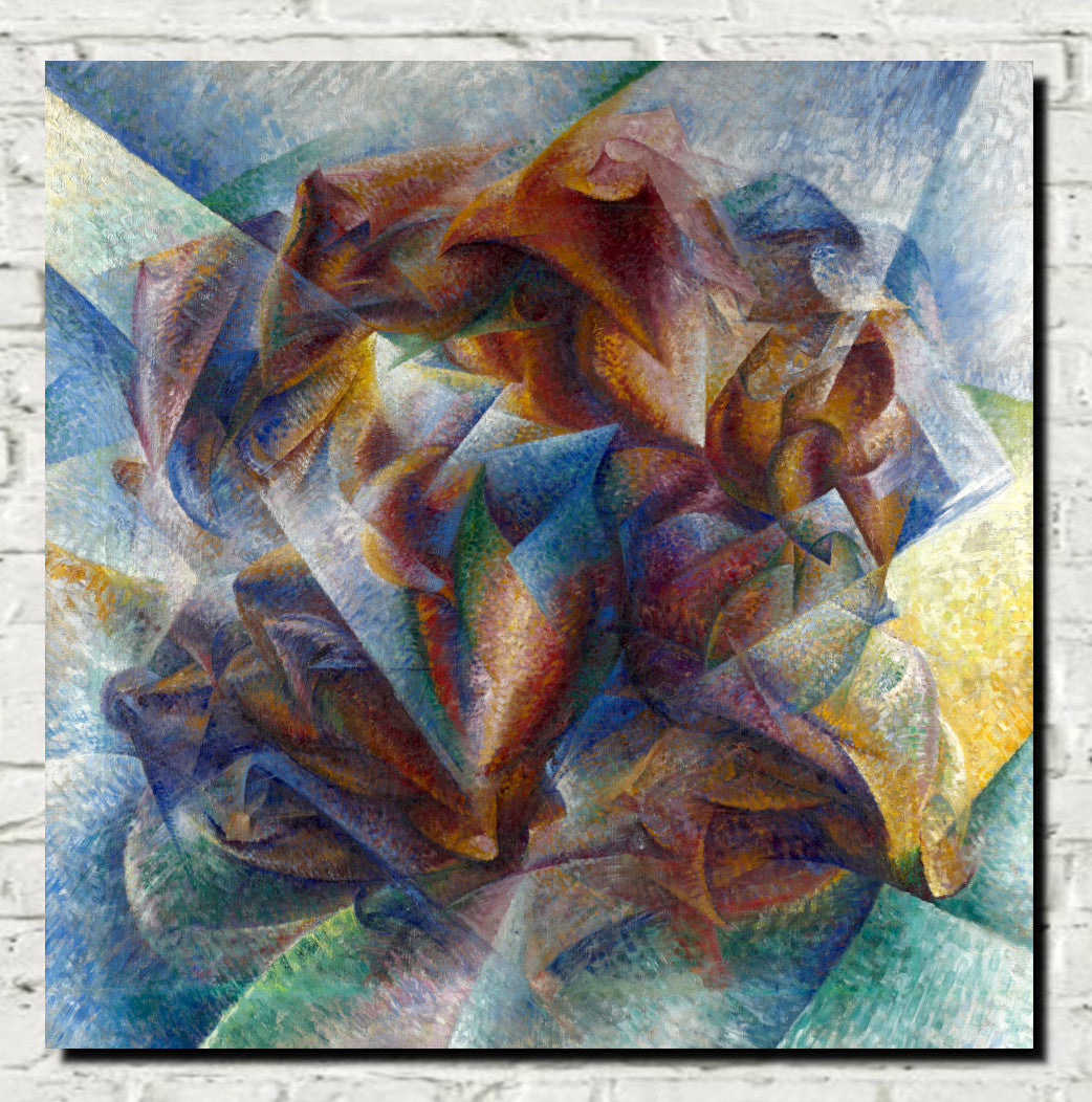 Dynamism of a Soccer Player, Umberto Boccioni