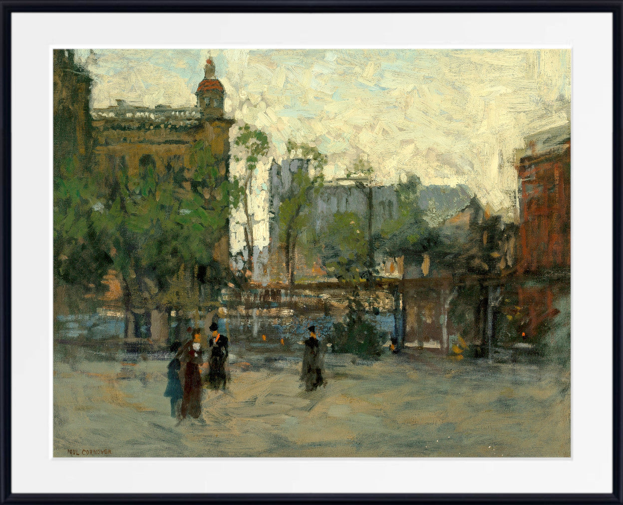 Early Evening, Empire Park, New York (circa 1910), Paul Cornoyer