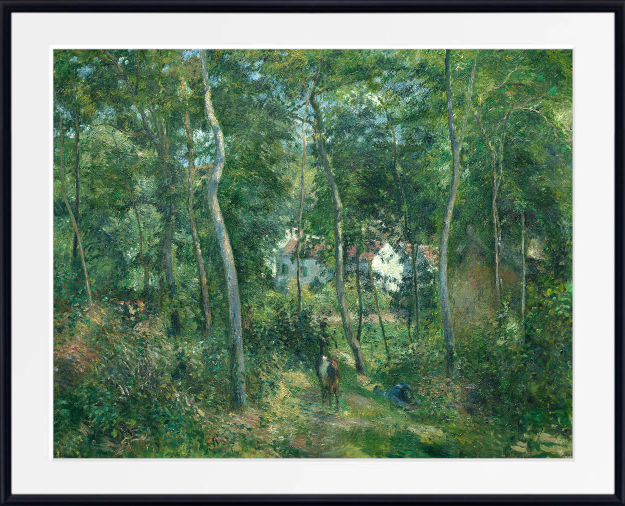 Camille Pissarro Print, Edge of Woods Near L’Hermitage, Pontoise