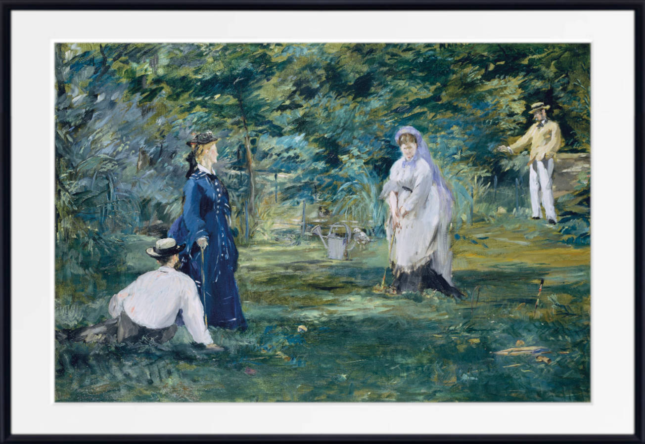 Édouard Manet Print : A Game of Croquet