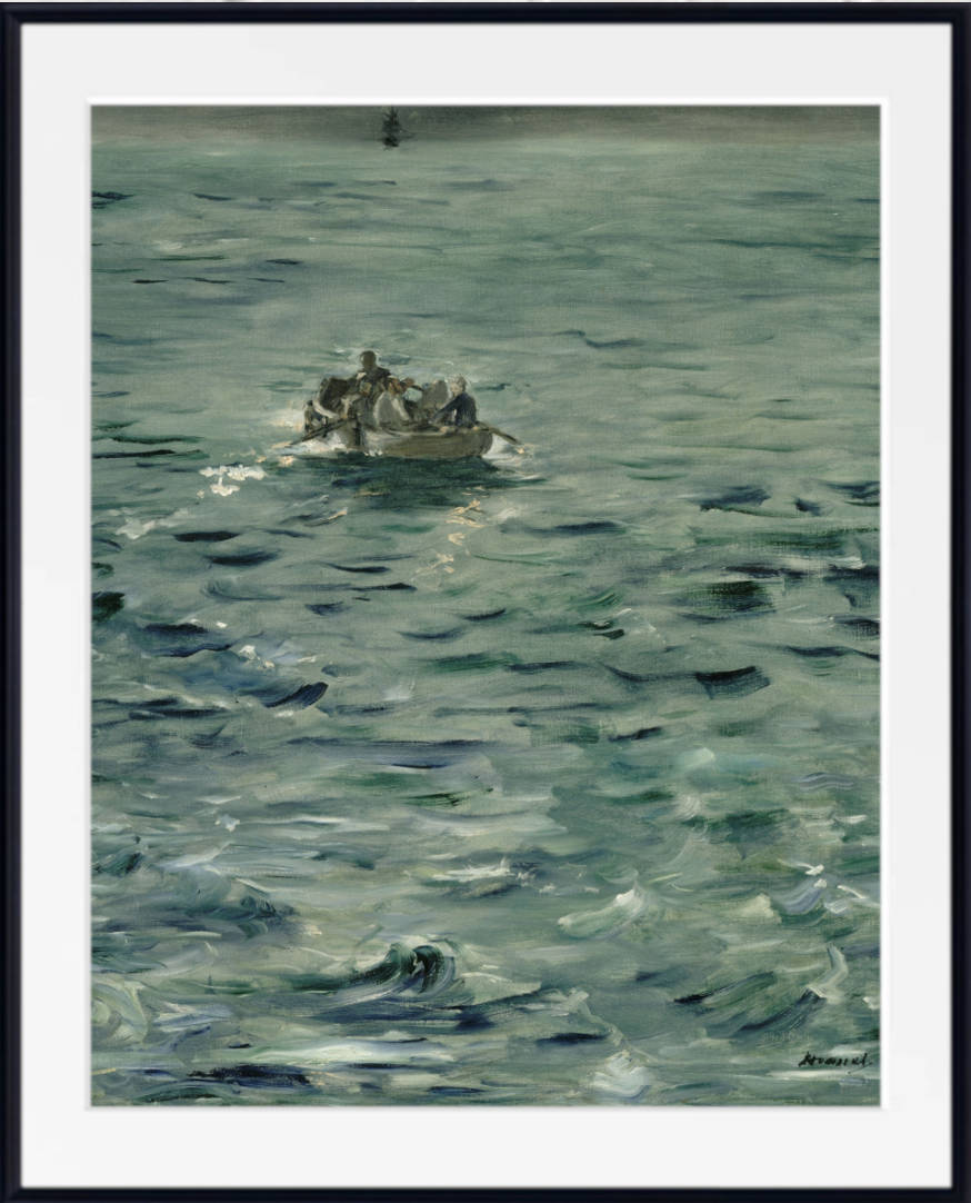 Édouard Manet Print : Rocheforts Escape