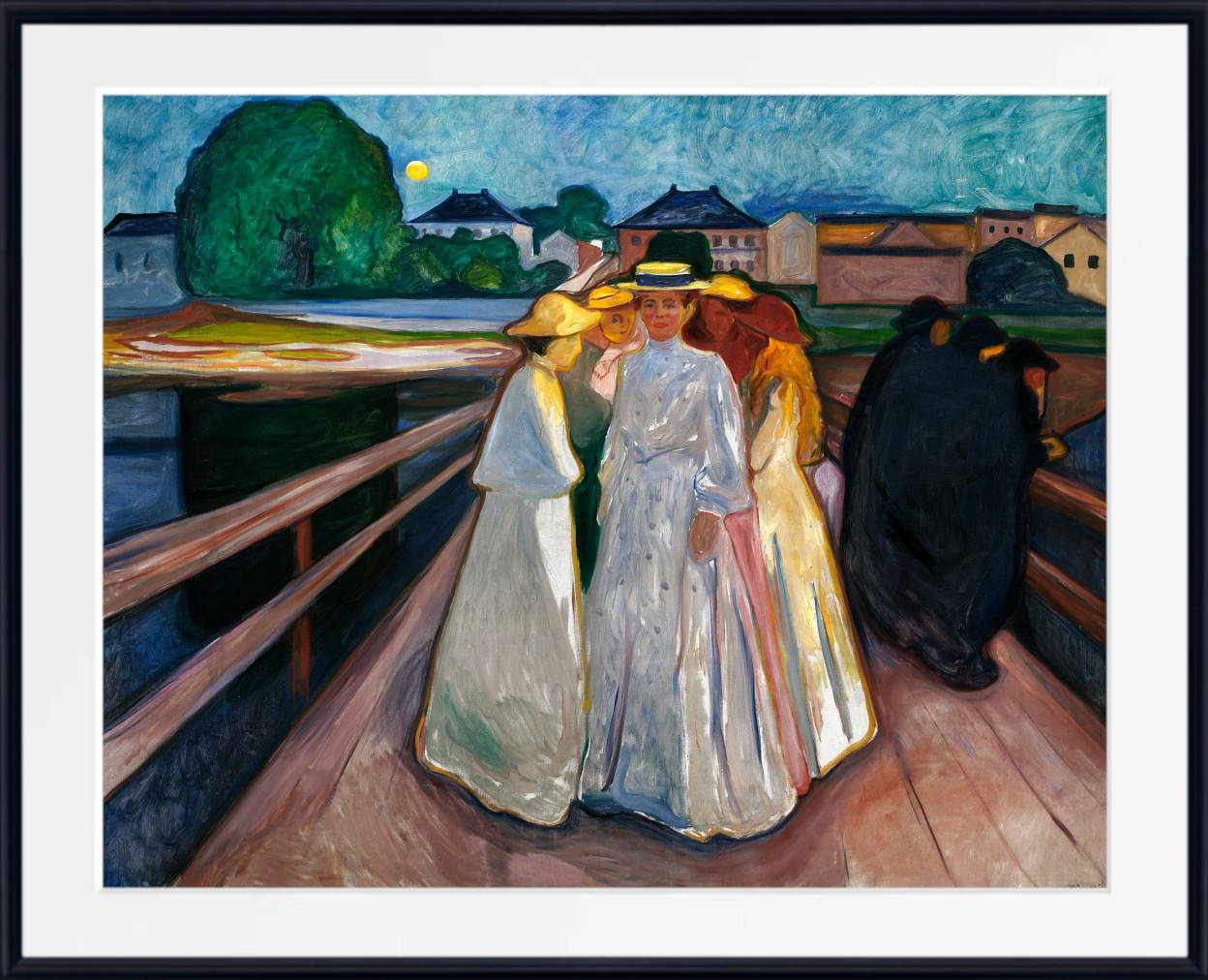 Edvard Munch Fine Art Print, On the Bridge