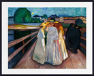Edvard Munch Fine Art Print, On the Bridge