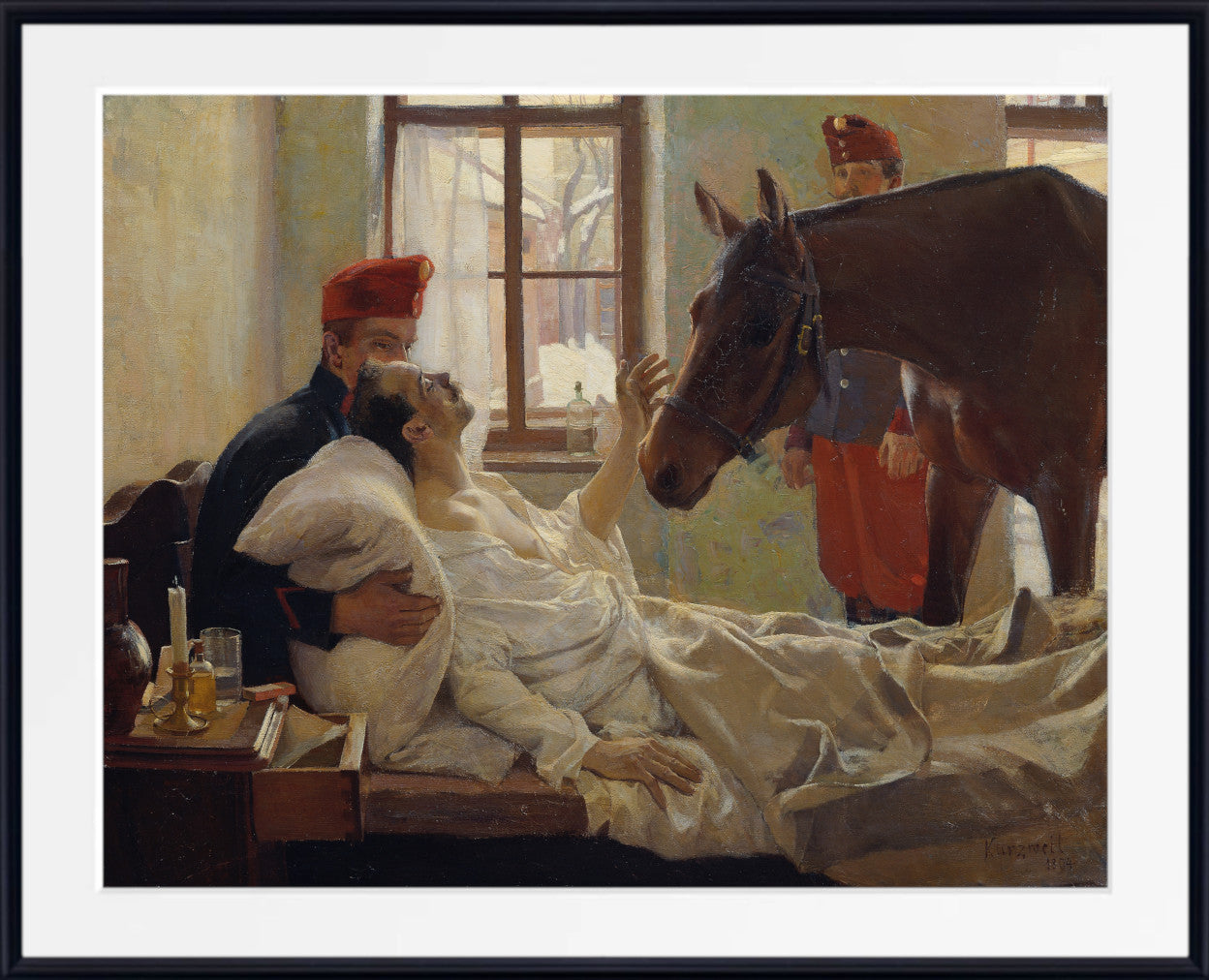 A Dear Visit A Last Visit (1894) by Max Kurzweil