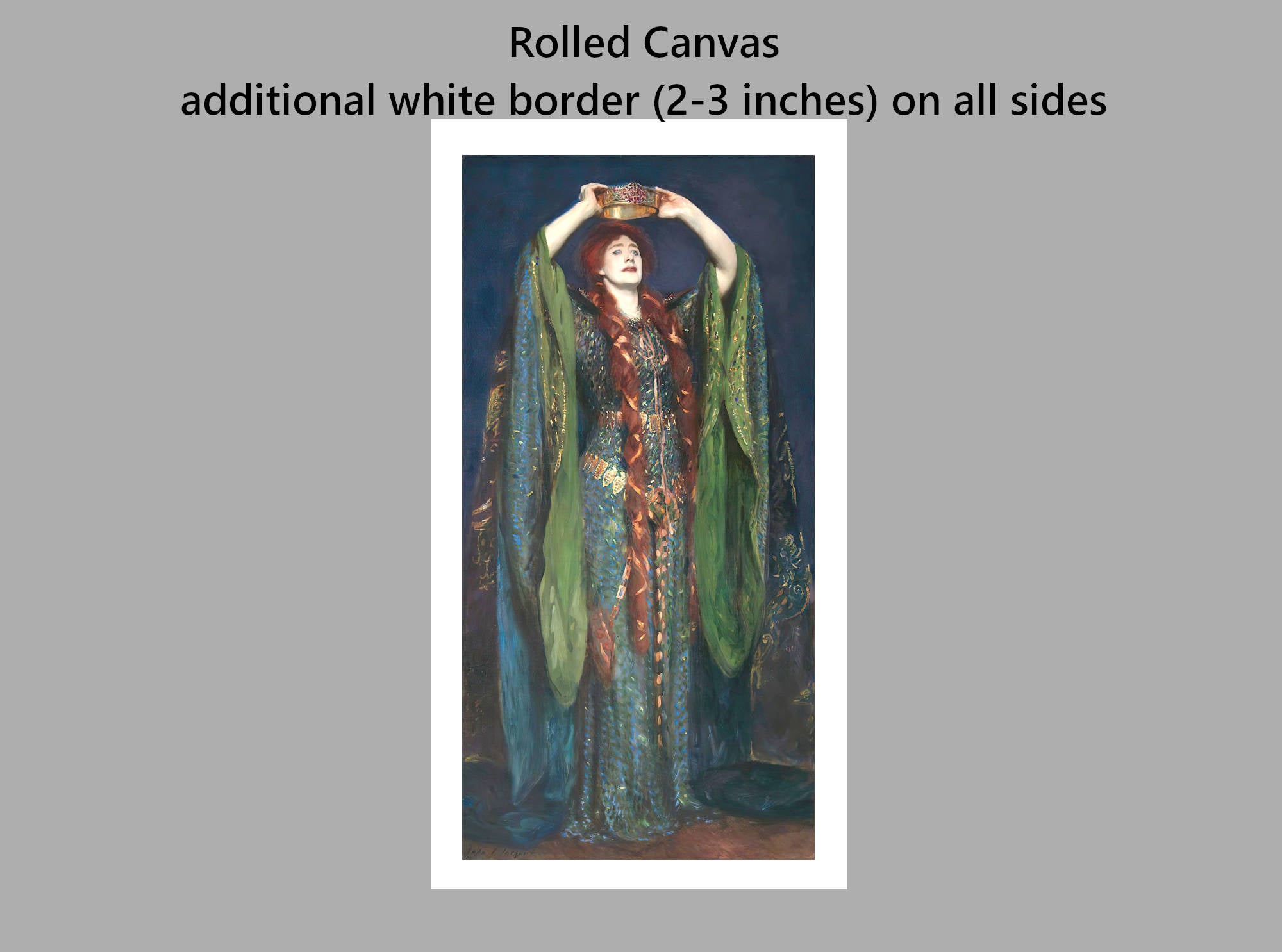 John Singer Sargent Print, Ellen Terry as Lady Macbeth from GalleryThane