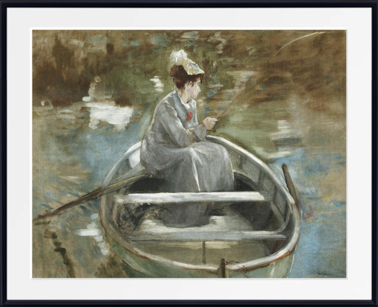 En bateau, Eva Gonzales