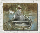 En bateau, Eva Gonzales
