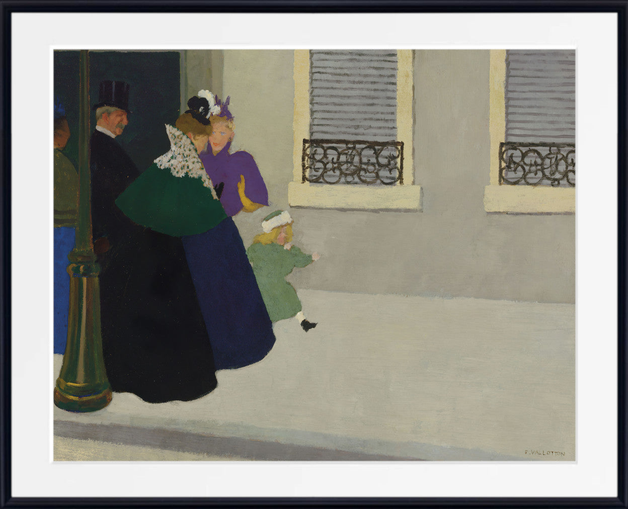 En Promenade, Félix Vallotton