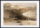 Entrance to the tombs of the kings of Thebes, David Roberts Fine Art Print