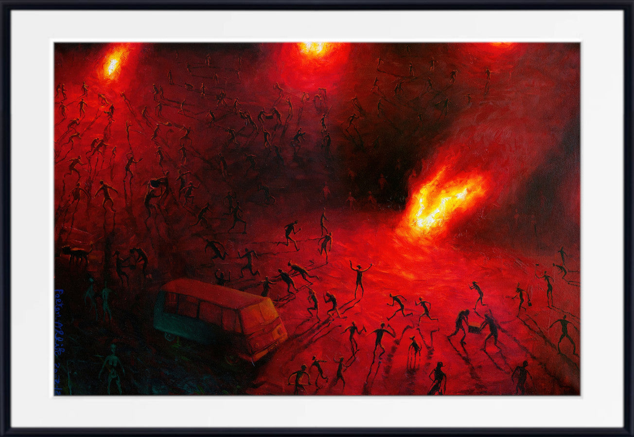Burning of privatization documents by Tiit Paasuke
