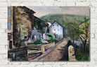 Otto Geigenberger Print, Esch an der Sauer (Luxembourg) (1944)