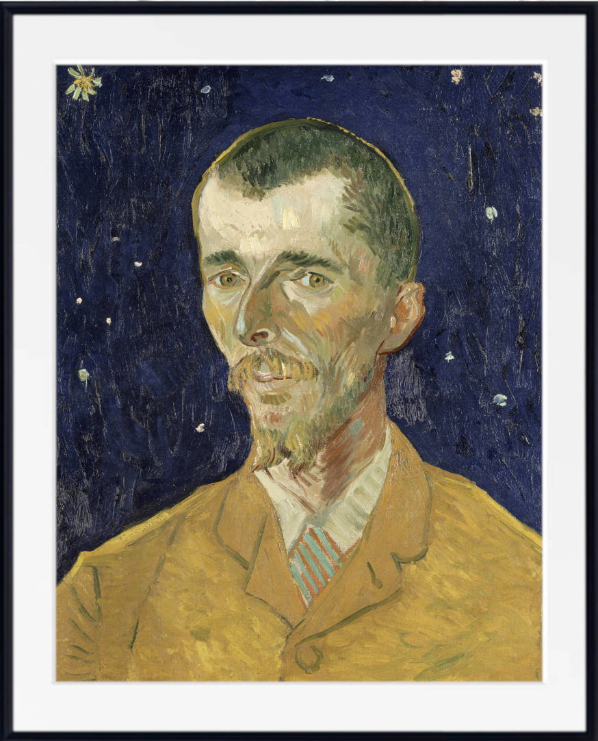 Vincent Van Gogh Fine Art Print, Portait of Poet Eugène Boch