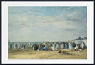 Eugène Boudin, Old Masters Fine Art Print : Trouville Beach
