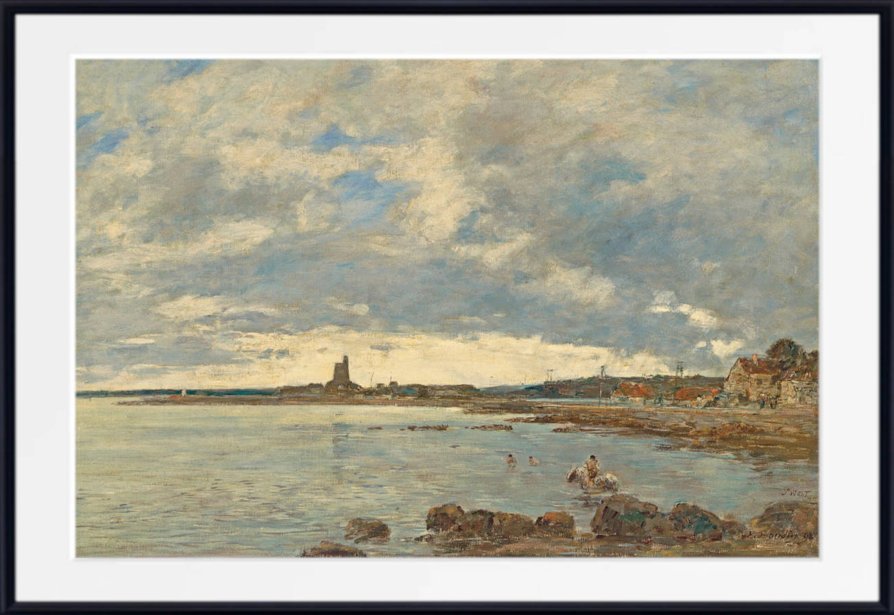 Eugène Boudin Fine Art Print : St. Vaast La Hougue