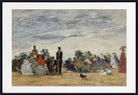 Eugène Boudin Fine Art Print : Trouville Beach Scene