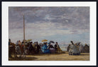 Eugène Boudin, Old Masters Fine Art Print : Beach Scene