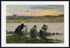 Eugène Boudin Fine Art Print : Washer Women