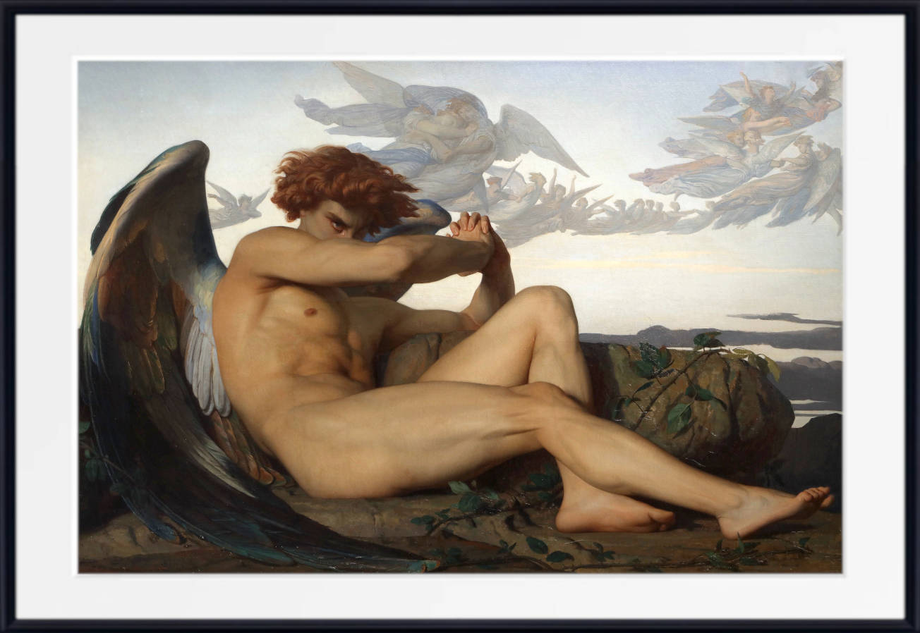 Alexandre Cabanel Fine Art Print : Fallen Angel