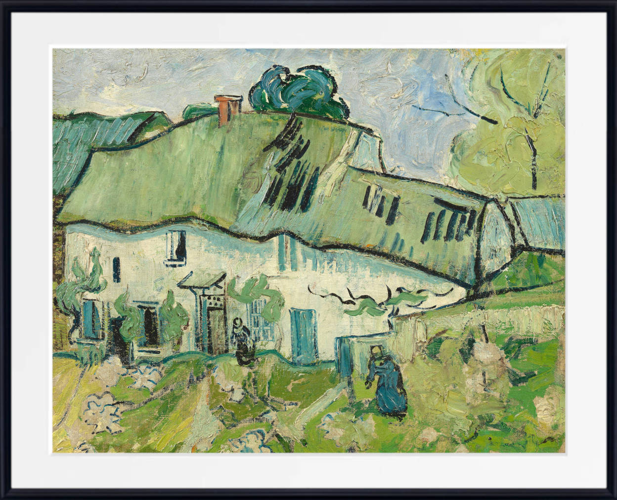 Vincent van Gogh Print, Farmhouse (1890)