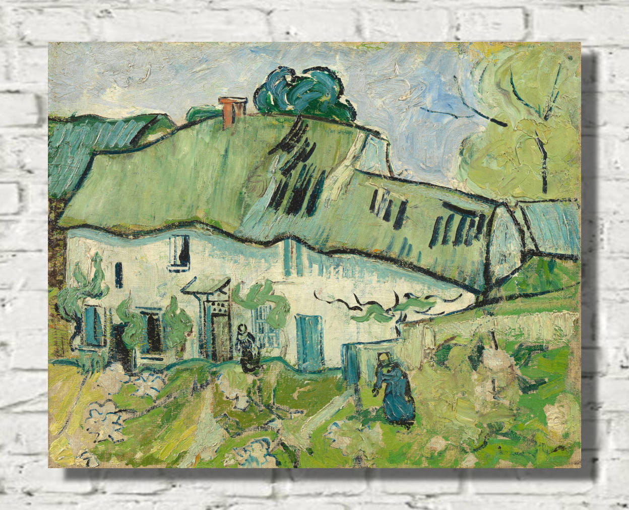 Vincent van Gogh Print, Farmhouse (1890)