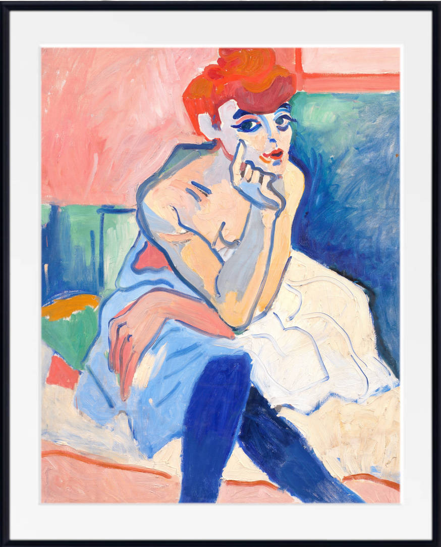 André Derain: Femme en chemise (1906) – Fine Art Prints & Premium Canvas Panels