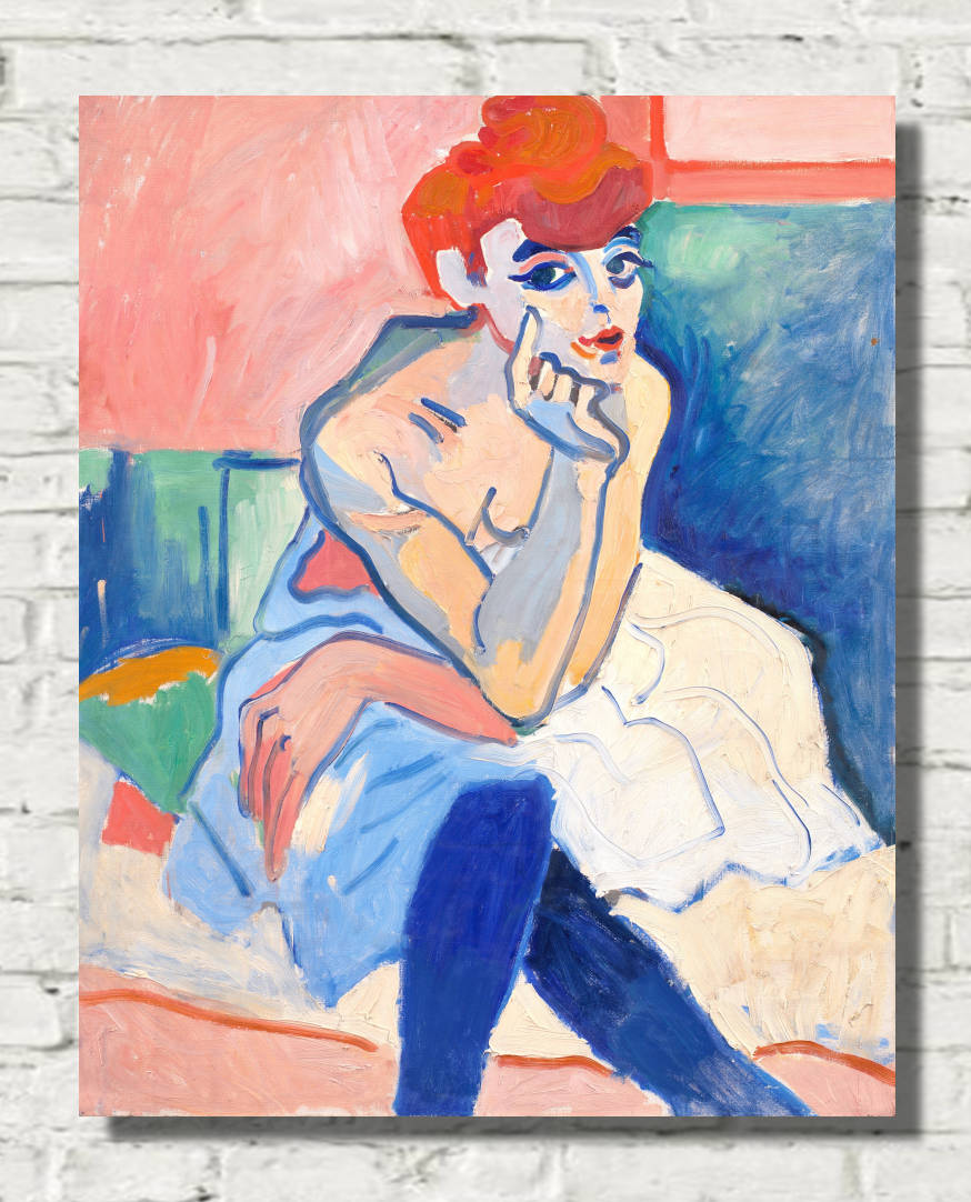 André Derain: Femme en chemise (1906) – Fine Art Prints & Premium Canvas Panels