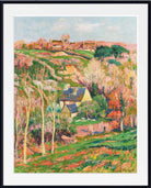 Henry Moret Print, Farms in Brittany (circa 1905)