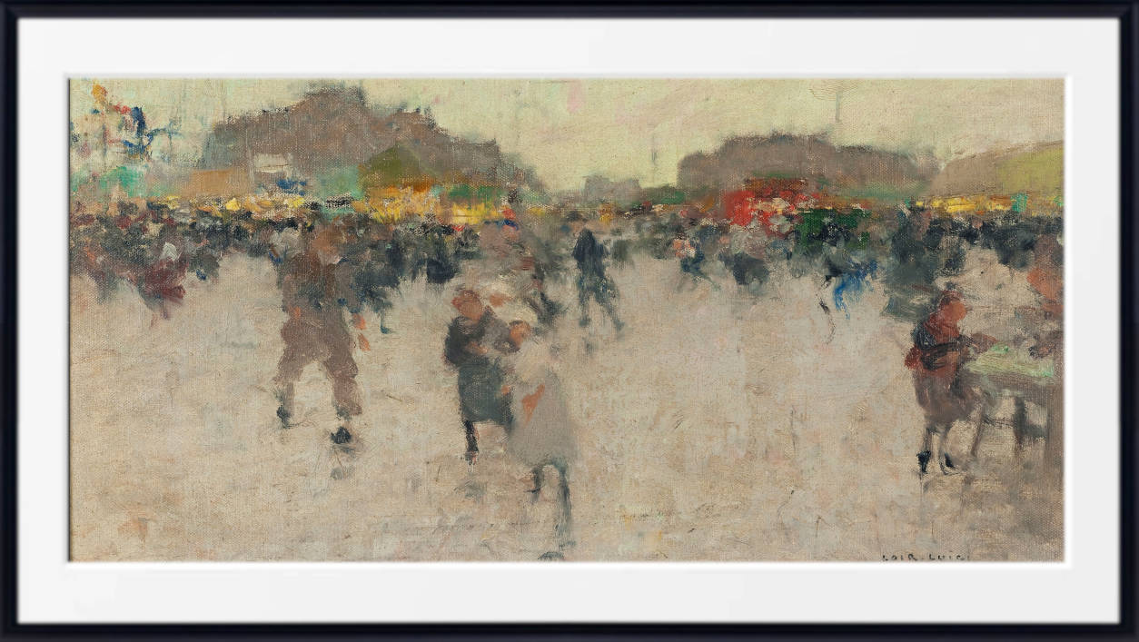 Luigi Loir Fine Art Print, Fête de la place du Trône, Paris