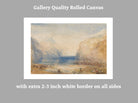 Fluelen- Morning (looking towards the lake) by William Turner