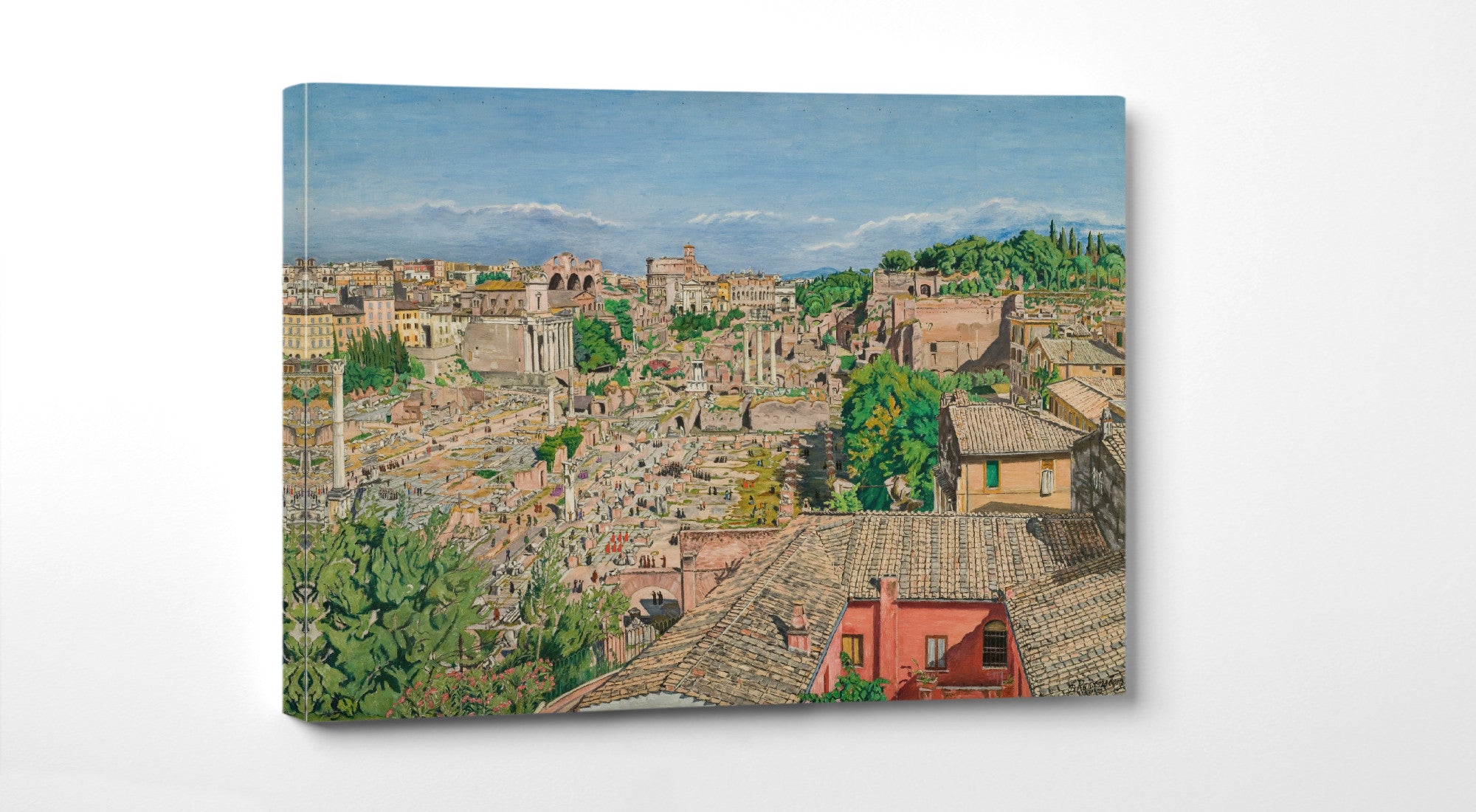 People's Sunday in the Roman Forum (1931-1932), Ludvig Ravensberg