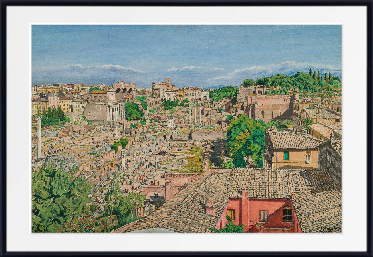 People's Sunday in the Roman Forum (1931-1932), Ludvig Ravensberg