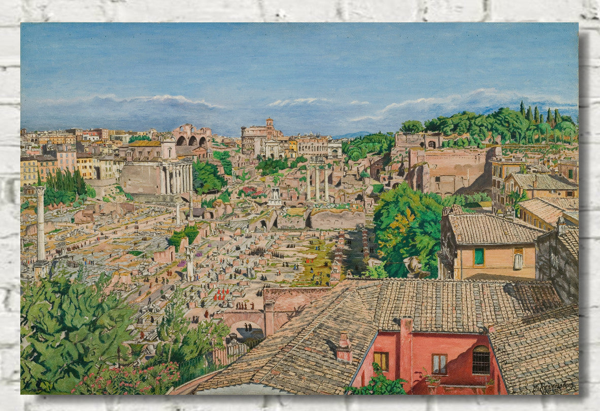 People's Sunday in the Roman Forum (1931-1932), Ludvig Ravensberg