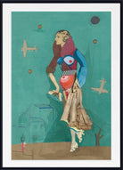Woman and Two Bomber Planes, Karl Wiener Photomontage Print
