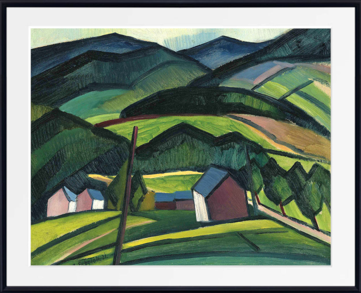 From the Sauerland, near Olsberg by Adolf Erbslöh