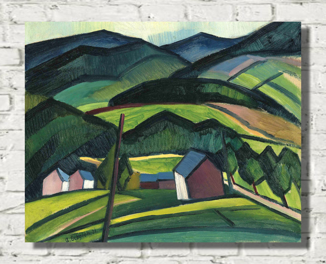 From the Sauerland, near Olsberg by Adolf Erbslöh