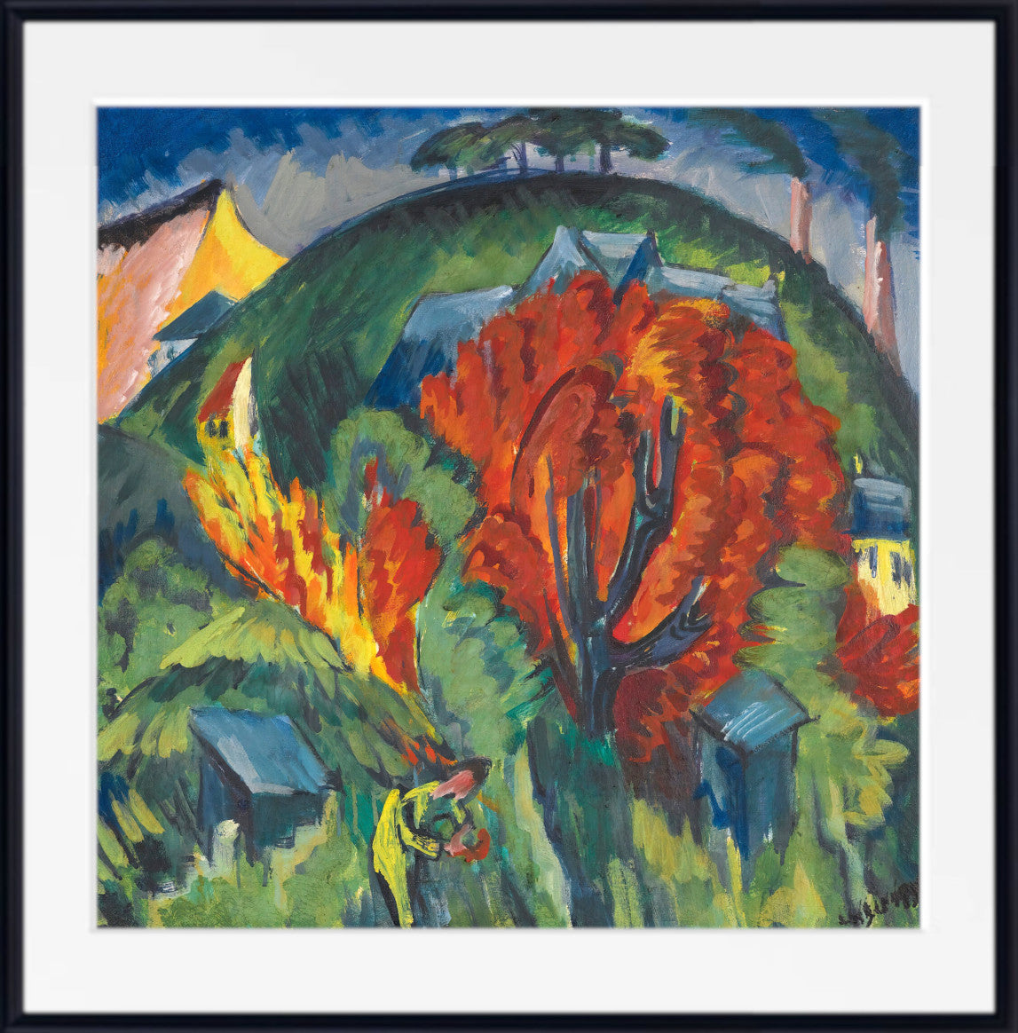 Galgenberg In Jena (1915) by Ernst Ludwig Kirchner