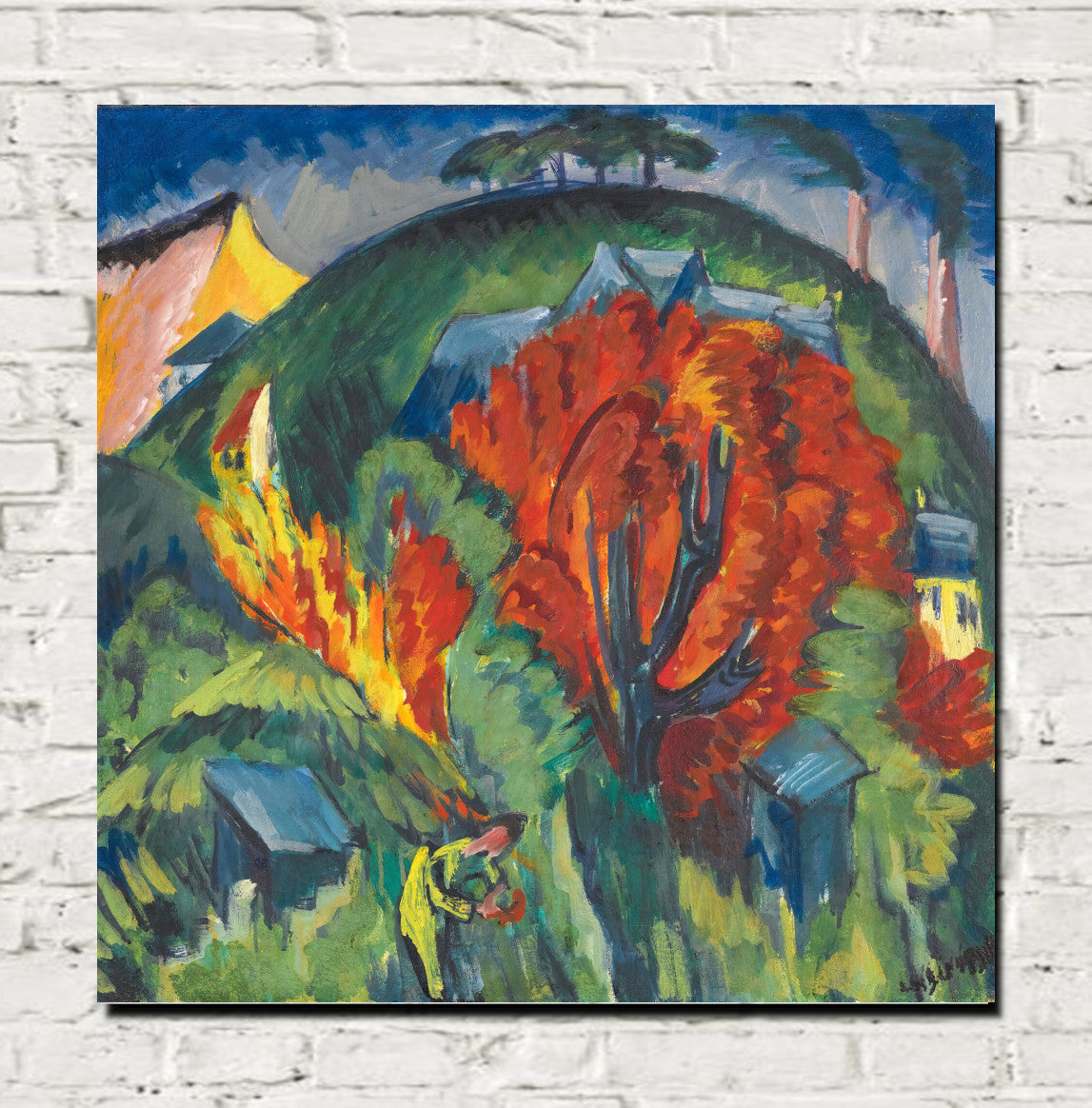 Galgenberg In Jena (1915) by Ernst Ludwig Kirchner