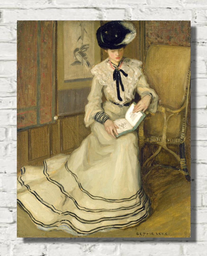 Frederick Carl Frieseke Prints, Girl Reading from GalleryThane