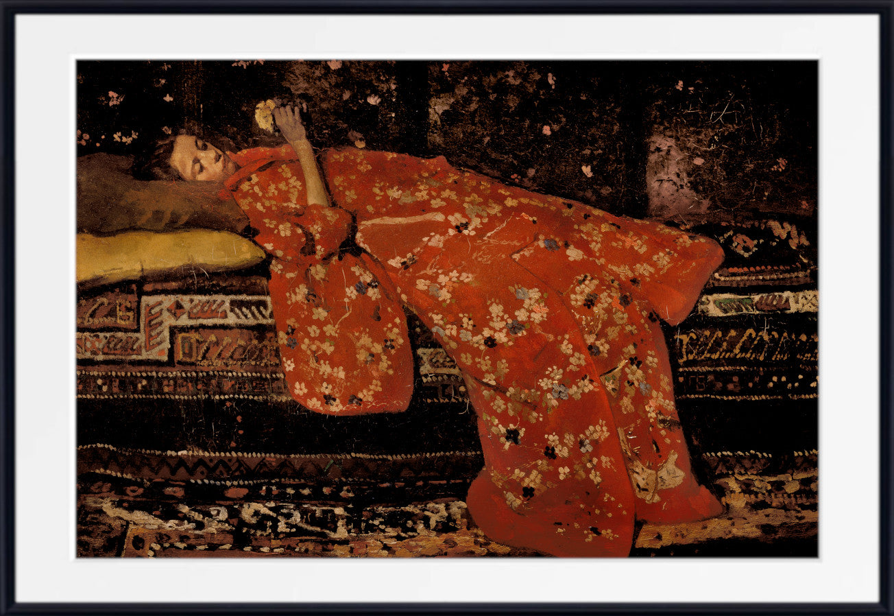 Girl in Red Kimono, George Hendrik Breitner