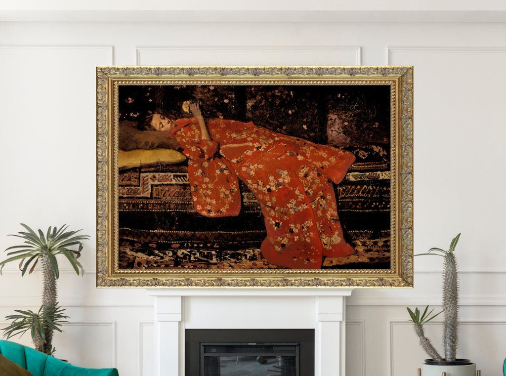 Girl in Red Kimono, George Hendrik Breitner 