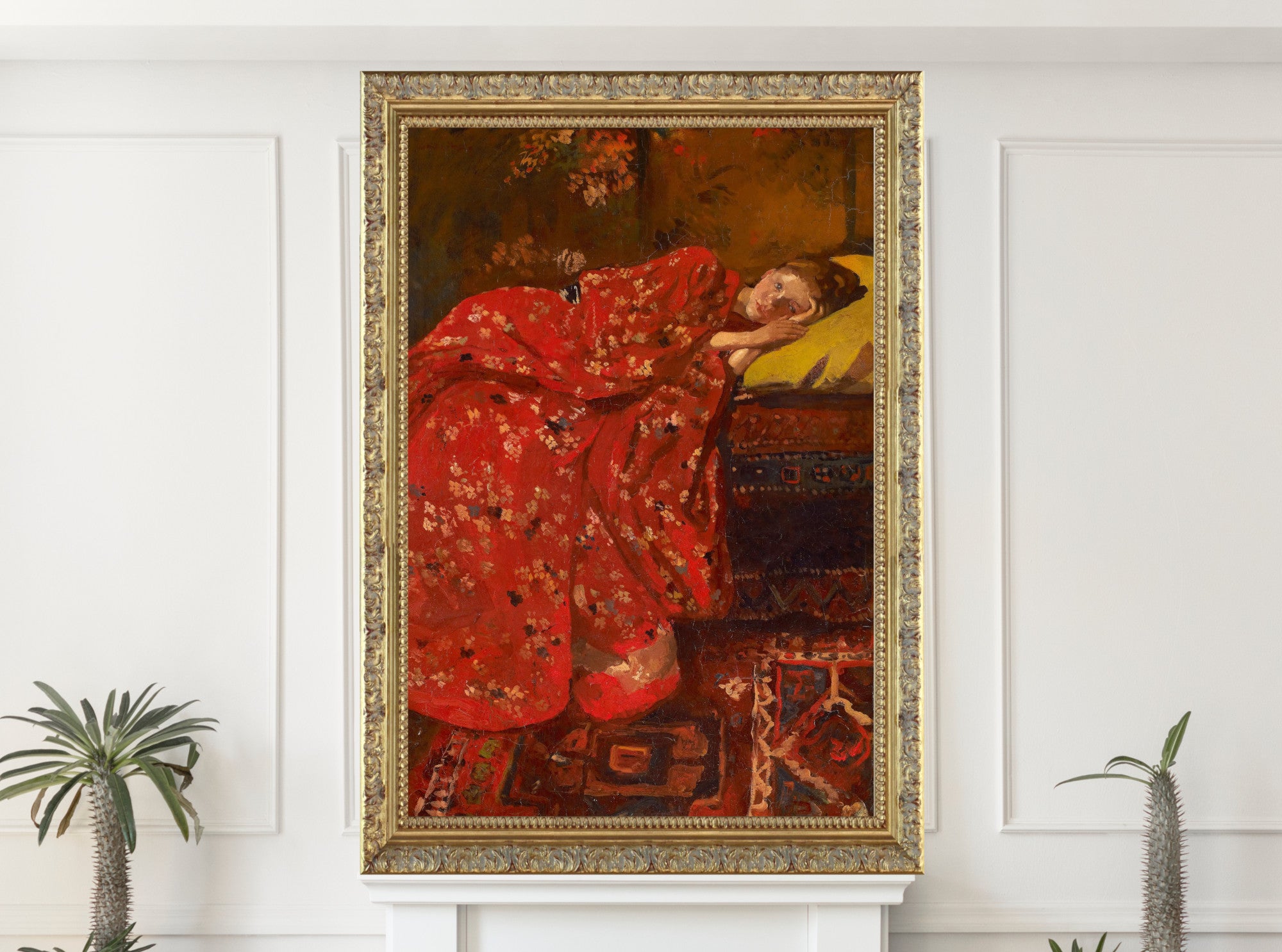 Girl in the Red Kimono, George Hendrik Breitner