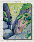 August Macke Print, Gorge in Tegernsee (1910)