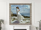 William Orpen Print, Grace reading at Howth Bay